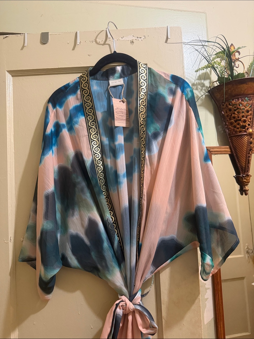 Kimono One Size Contrast Trim - Picture 5 of 6